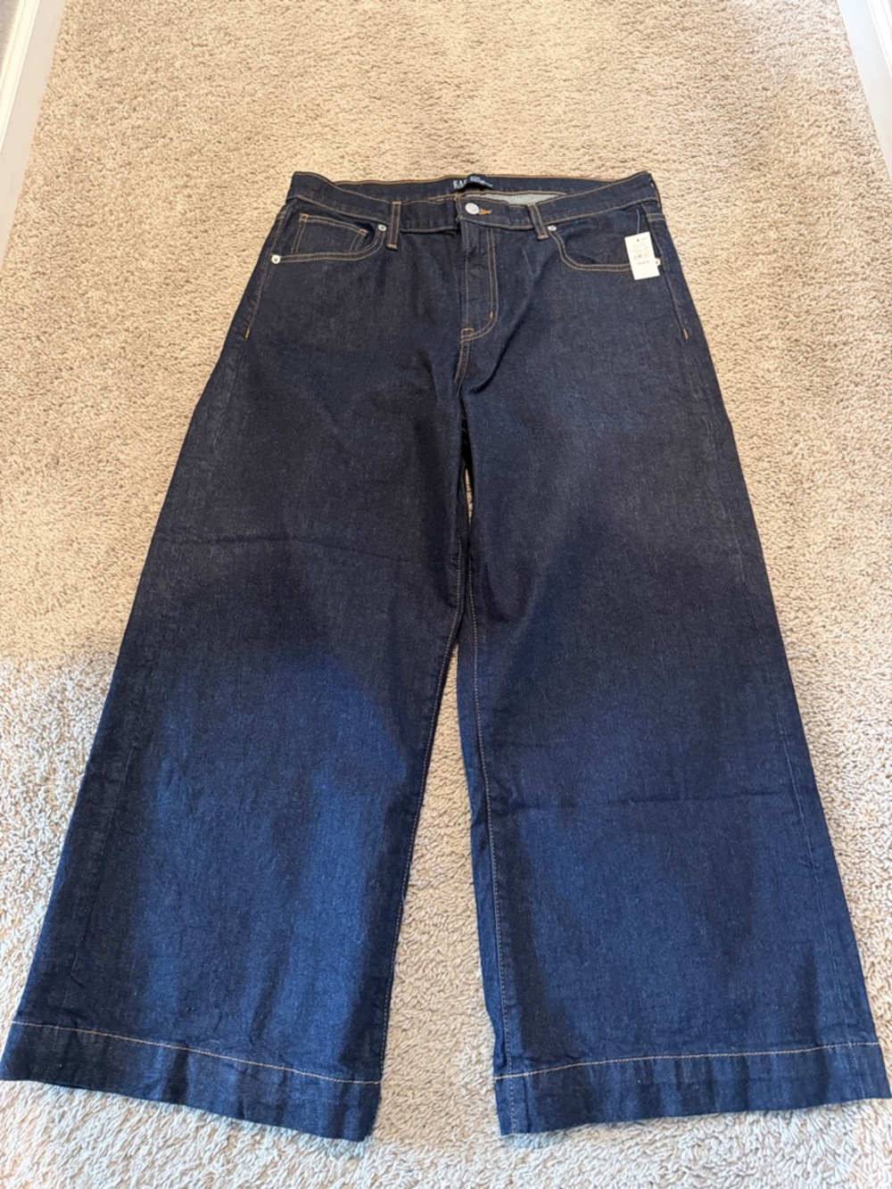 GAP High Rise Wide-Leg Crop Jeans — 16 (33)